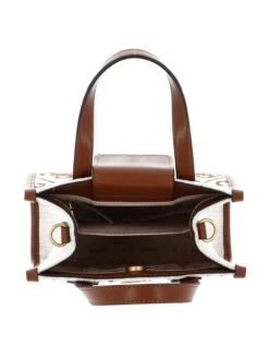 Guess Silvana Two Compartment Mini Tote Bag Saddle Logo 9 Guess Silvana Two Compartment Mini Tote Bag Saddle Logo -Guess Verkaufsgeschäft GUESS Silvana Two Compartment Mini Tote Bag Saddle Logo 323019 1