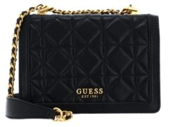 Guess Abey Flap Crossbody Bag Black