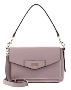 Guess Eco Brenton Flap Shoulder Bag Ash Rose