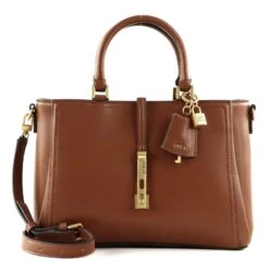 Guess James Girlfriend Satchel Bag Cognac