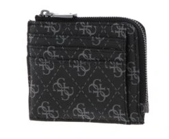 Guess Vezzola Smart Multiple Card Holder With Zip Dark Black 5 Guess Vezzola Smart Multiple Card Holder With Zip Dark Black -Guess Verkaufsgeschäft GUESS Vezzola Smart Multiple Card Holder With Zip Dark Black 308667 2
