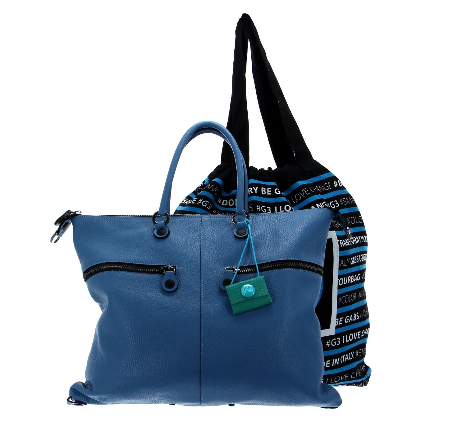 Gabs G3 Plus TG Ruga Tasca Laterale Shoulder Bag L Oceano 2 Gabs G3 Plus TG Ruga Tasca Laterale Shoulder Bag L Oceano – Bild 2