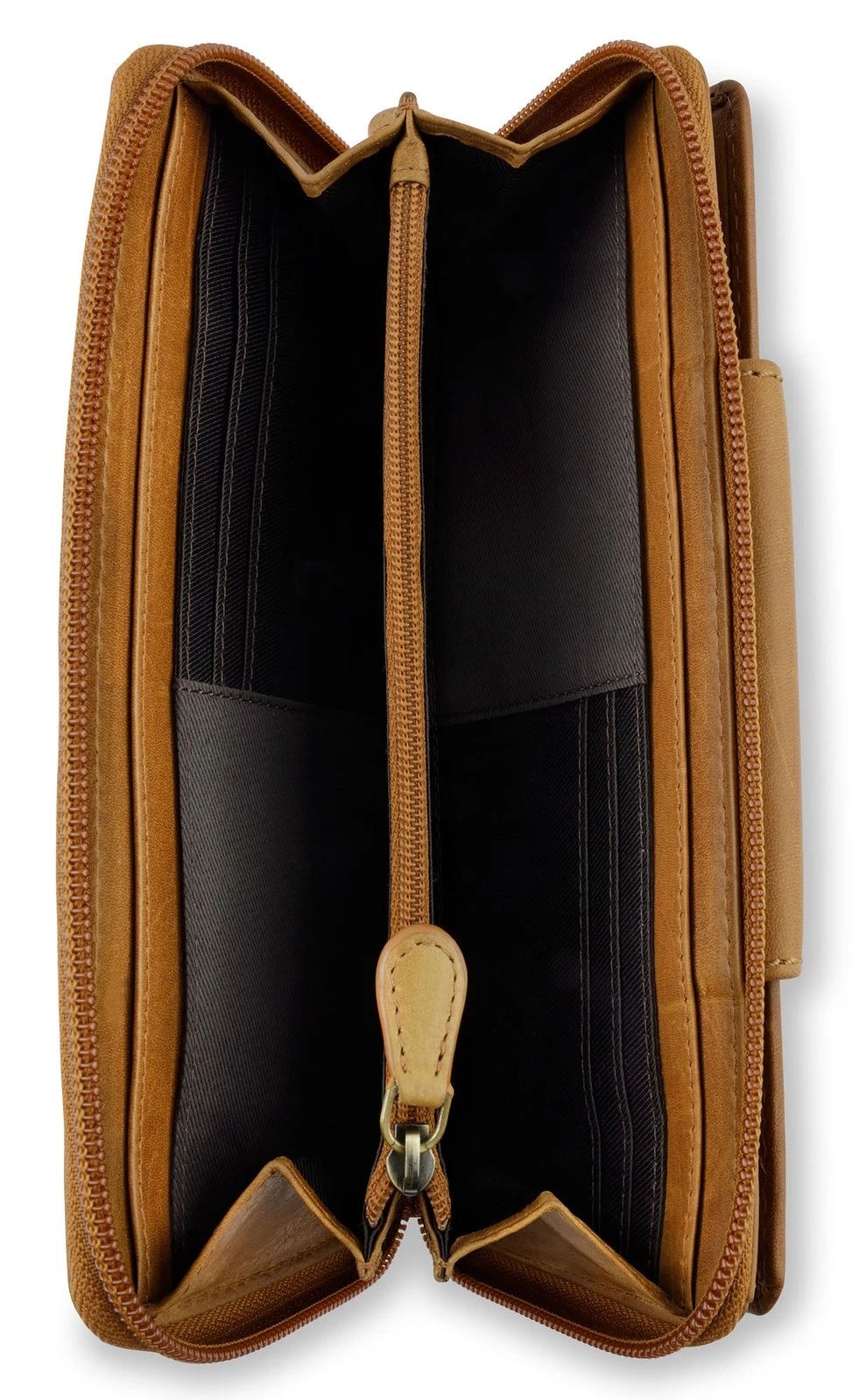 Rush Sheila Lady Zip Wallet Cognac 3 Rush Sheila Lady Zip Wallet Cognac – Bild 3