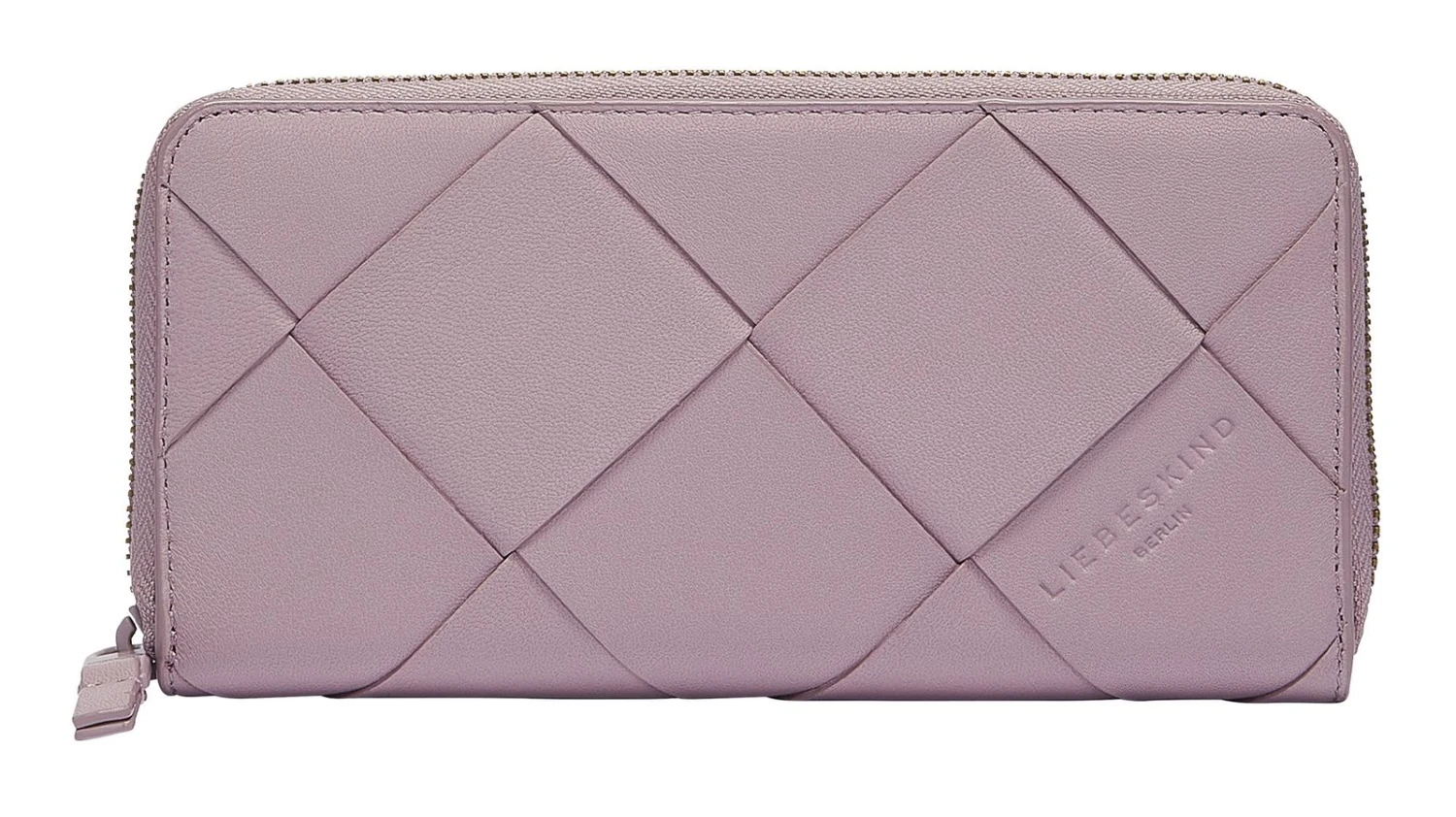 LIEBESKIND BERLIN Alessa Weaving Sally Zip Around Wallet Pale Lavender 1 LIEBESKIND BERLIN Alessa Weaving Sally Zip Around Wallet Pale Lavender