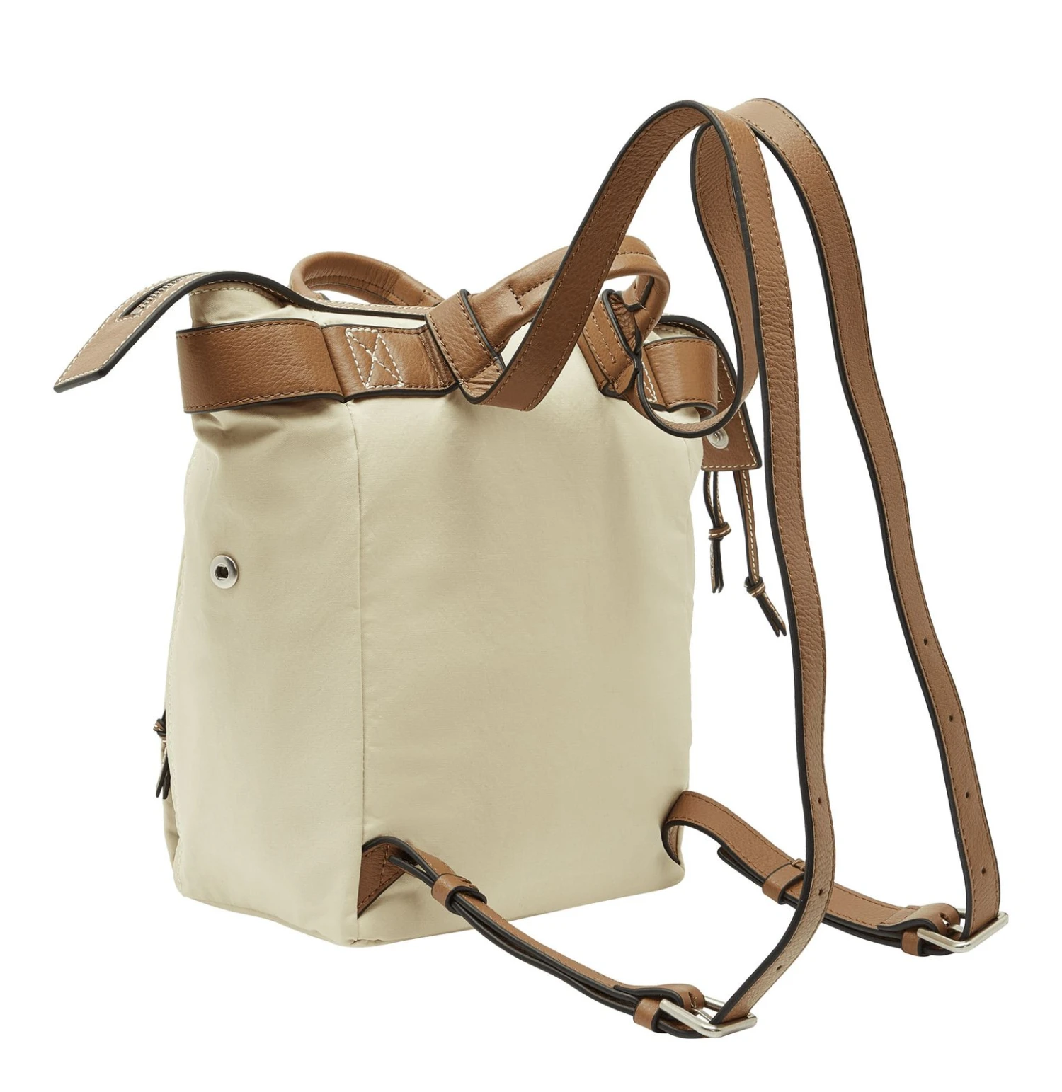 LIEBESKIND BERLIN Gray 4 Nylon Backpack Warm Beige 2 LIEBESKIND BERLIN Gray 4 Nylon Backpack Warm Beige – Bild 2