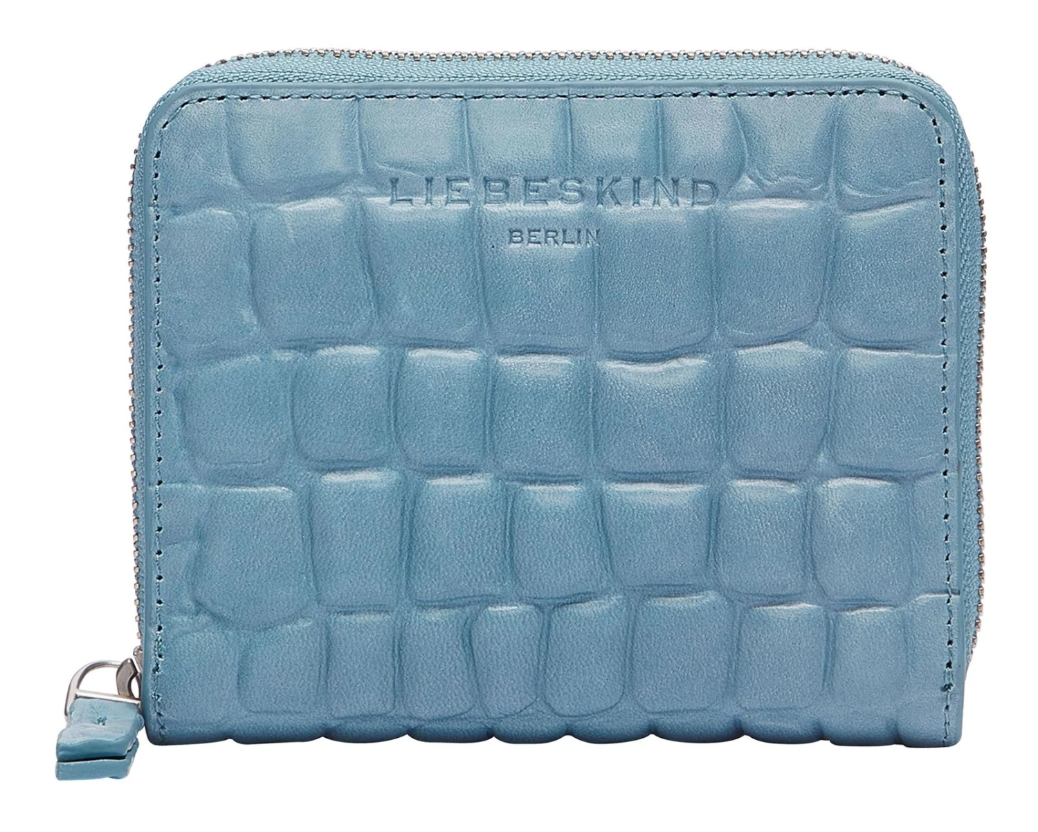 LIEBESKIND BERLIN Croco Conny Wallet Azure Blue 1 LIEBESKIND BERLIN Croco Conny Wallet Azure Blue
