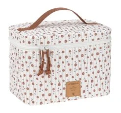 LÄSSIG Casual Nursery Caddy To Go Bag Flowers White