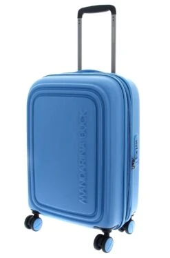 Mandarina Duck Logoduck + Expandable Cabin Trolley Parisian Blue