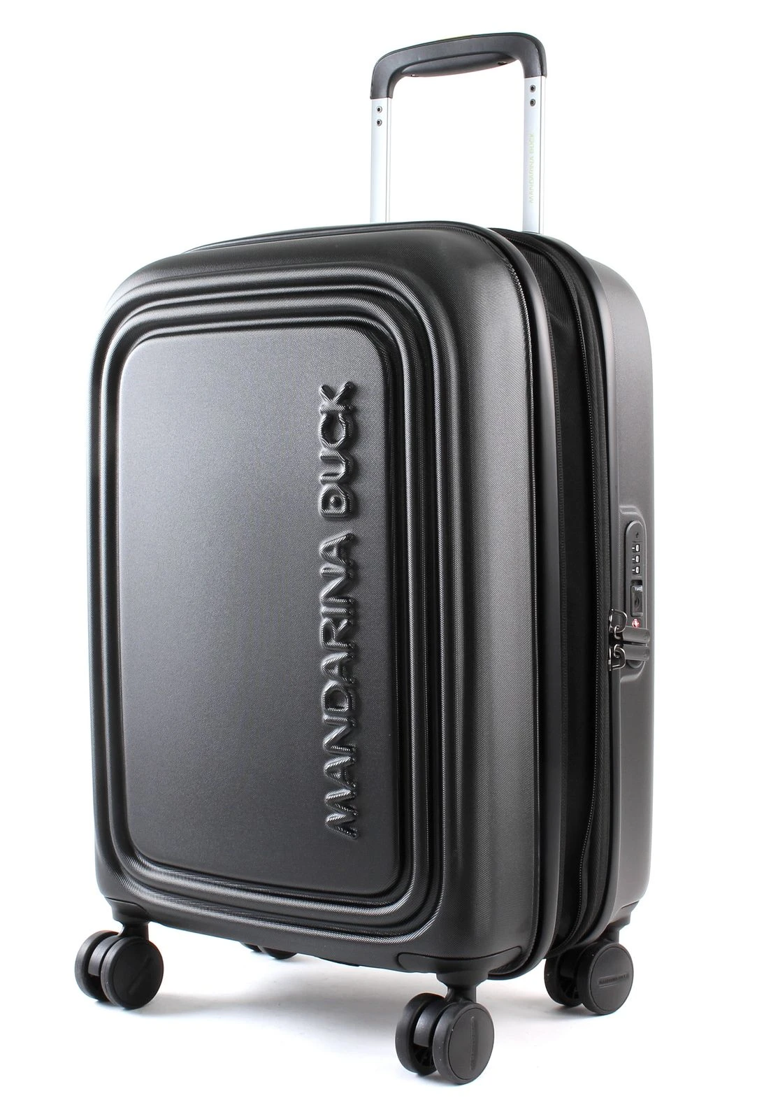 Mandarina Duck Logoduck + Expandable Trolley S Black 2 Mandarina Duck Logoduck + Expandable Trolley S Black – Bild 2