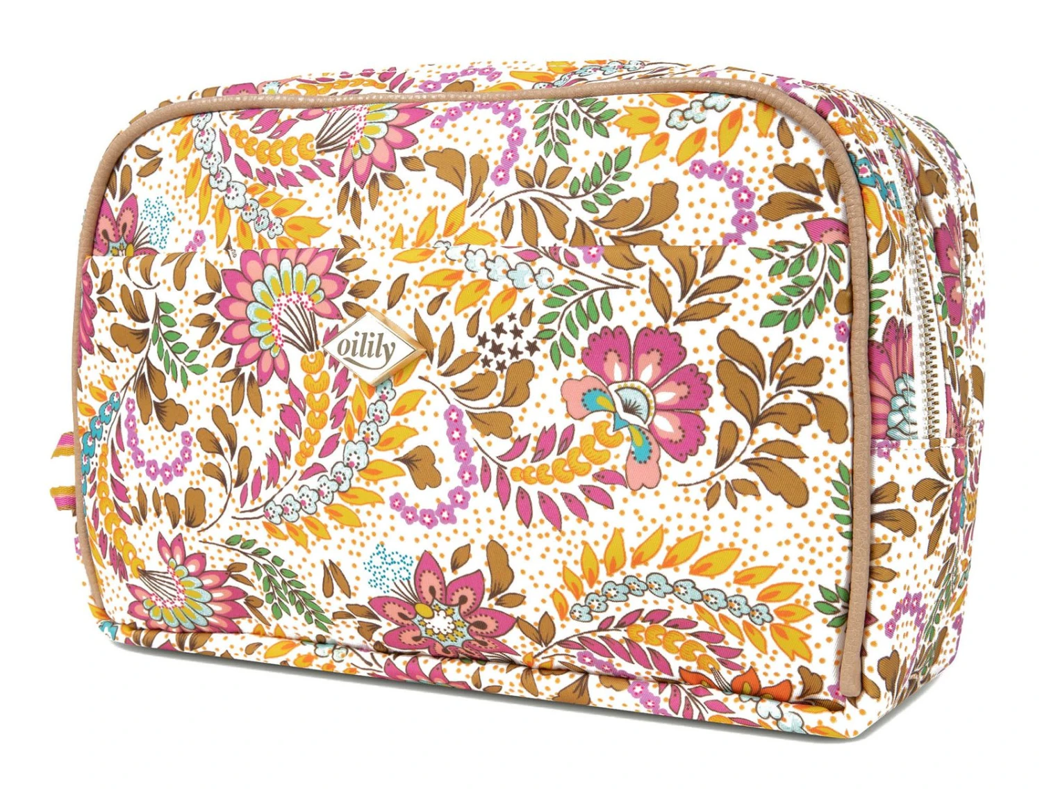 OILILY Chloe Pocket Cosmetic Bag Ruby Whisper White 2 OILILY Chloe Pocket Cosmetic Bag Ruby Whisper White – Bild 2