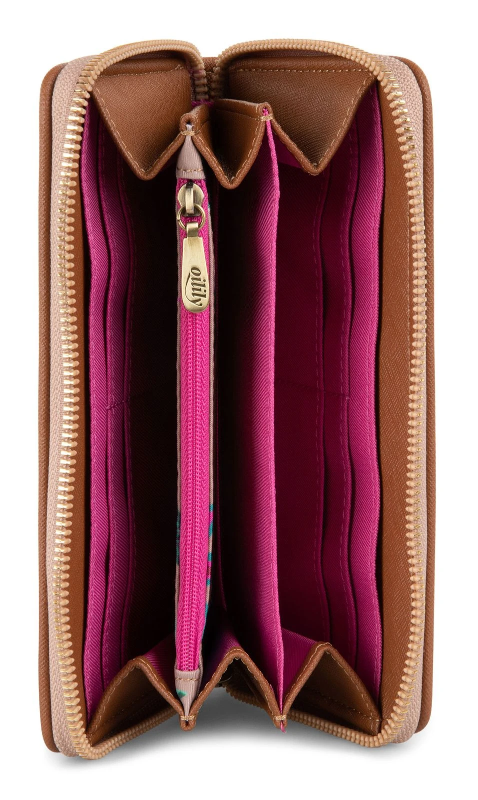 OILILY Sonate Zip Wallet L Walnut 3 OILILY Sonate Zip Wallet L Walnut – Bild 3