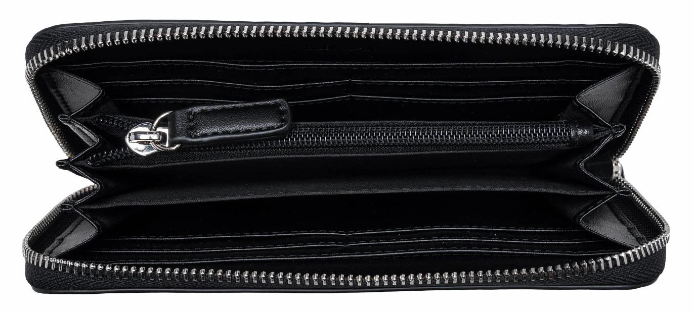 Replay Zip Around Wallet Black 2 Replay Zip Around Wallet Black – Bild 2