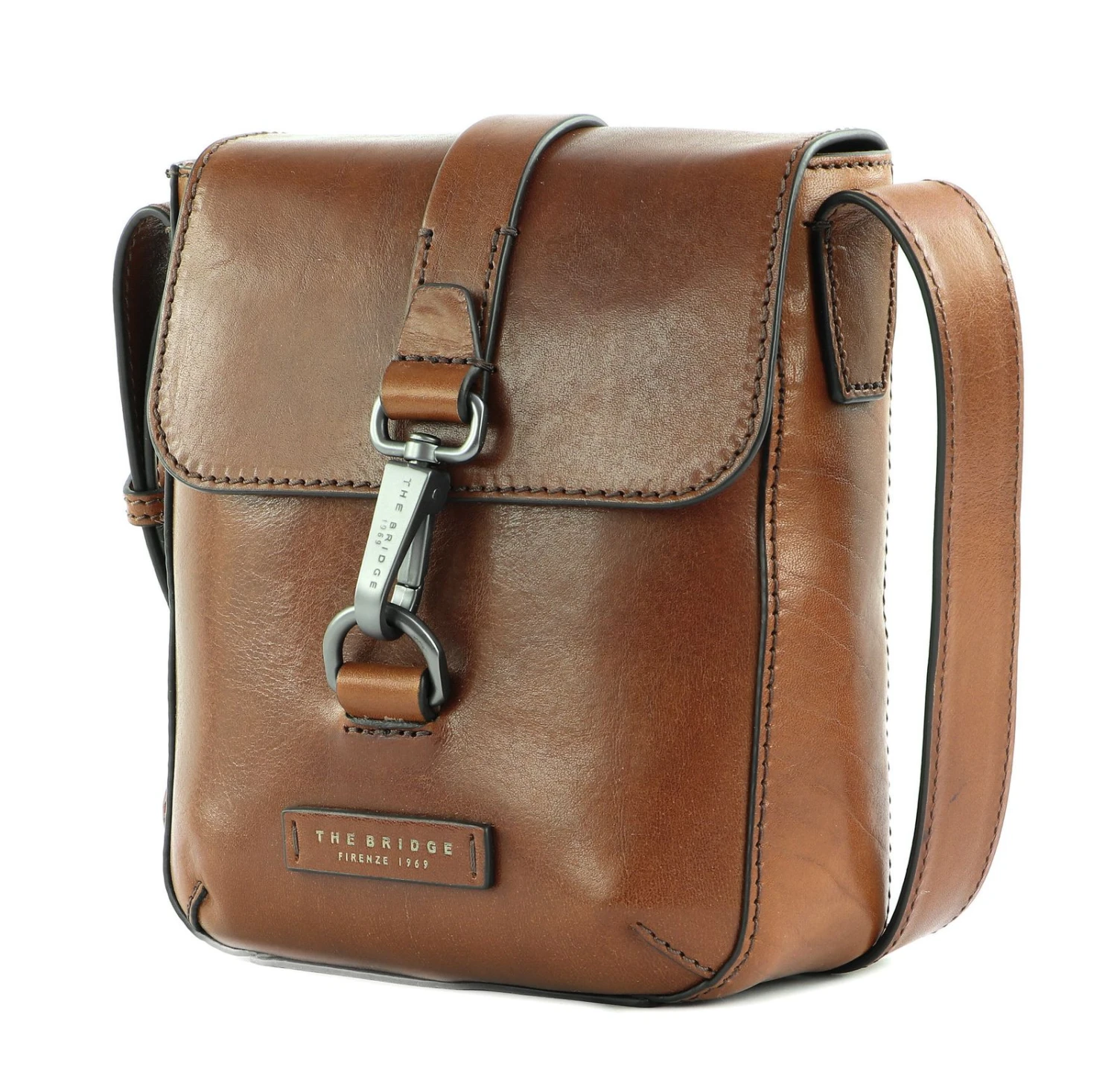 The Bridge Cesare Crossbody Bag Marrone TB / Rut. Sc. Opaco 2 The Bridge Cesare Crossbody Bag Marrone TB / Rut. Sc. Opaco – Bild 2
