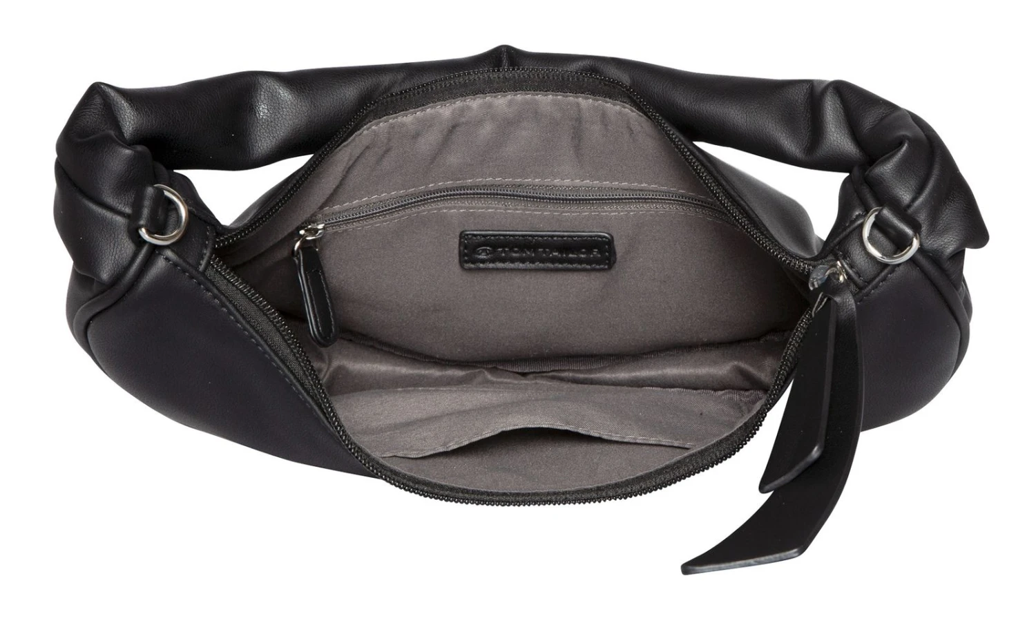 Tom Tailor Ginny Banana Bag Black 3 Tom Tailor Ginny Banana Bag Black – Bild 3