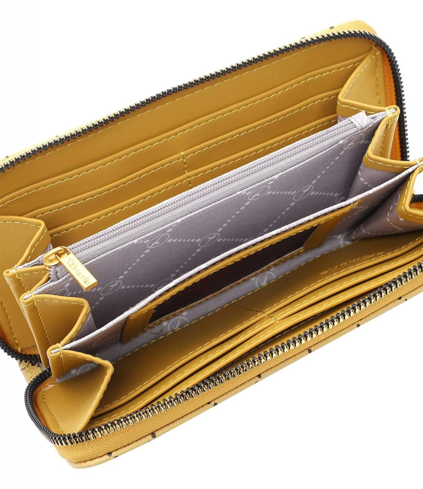 Tamaris Anastasia Buckle Zip Around Wallet Mustard 2 Tamaris Anastasia Buckle Zip Around Wallet Mustard – Bild 2