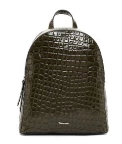 Tamaris Diana Backpack Oliv-Kroko
