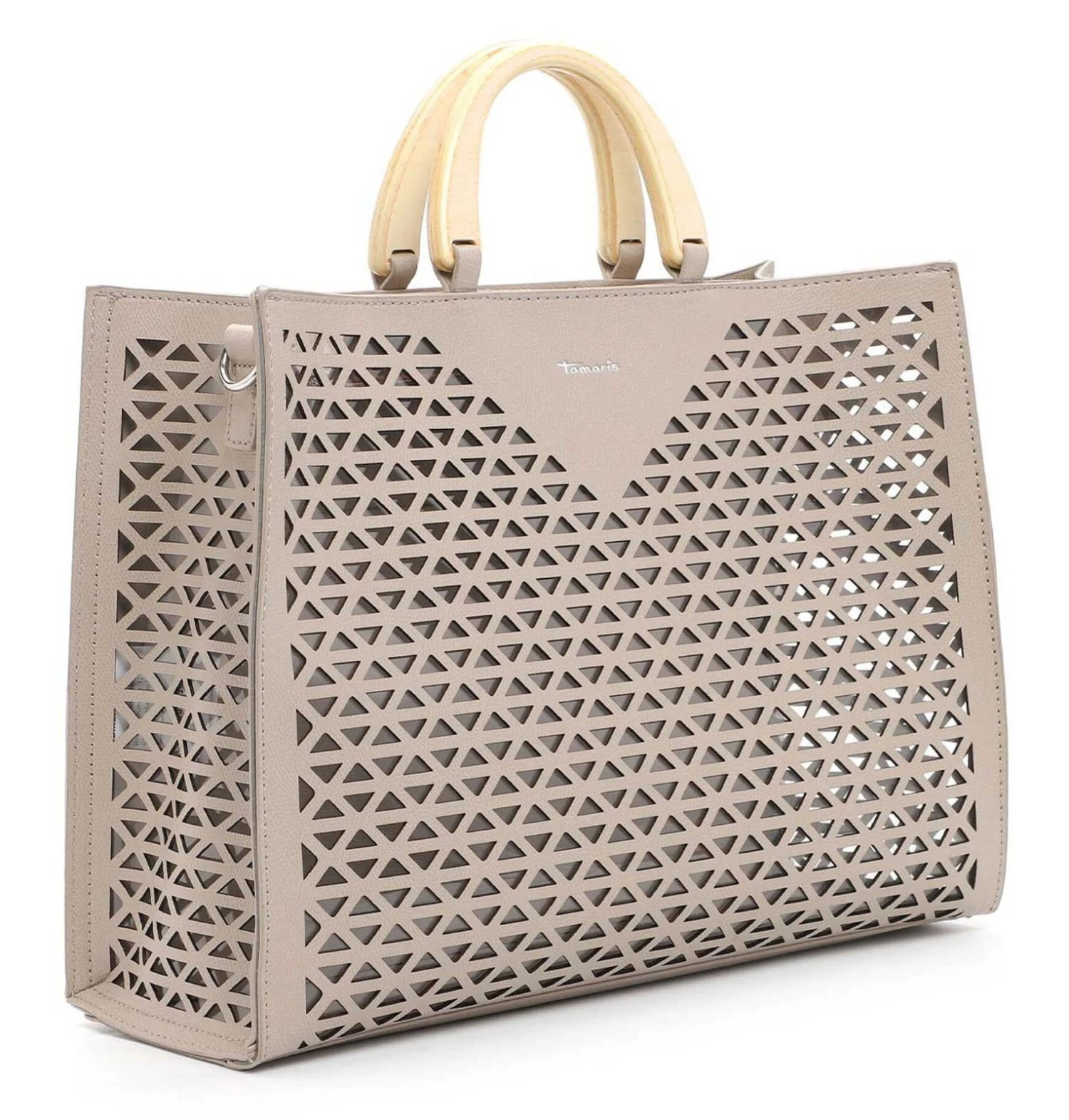 Tamaris Lavinia Shopper Taupe 2 Tamaris Lavinia Shopper Taupe – Bild 2