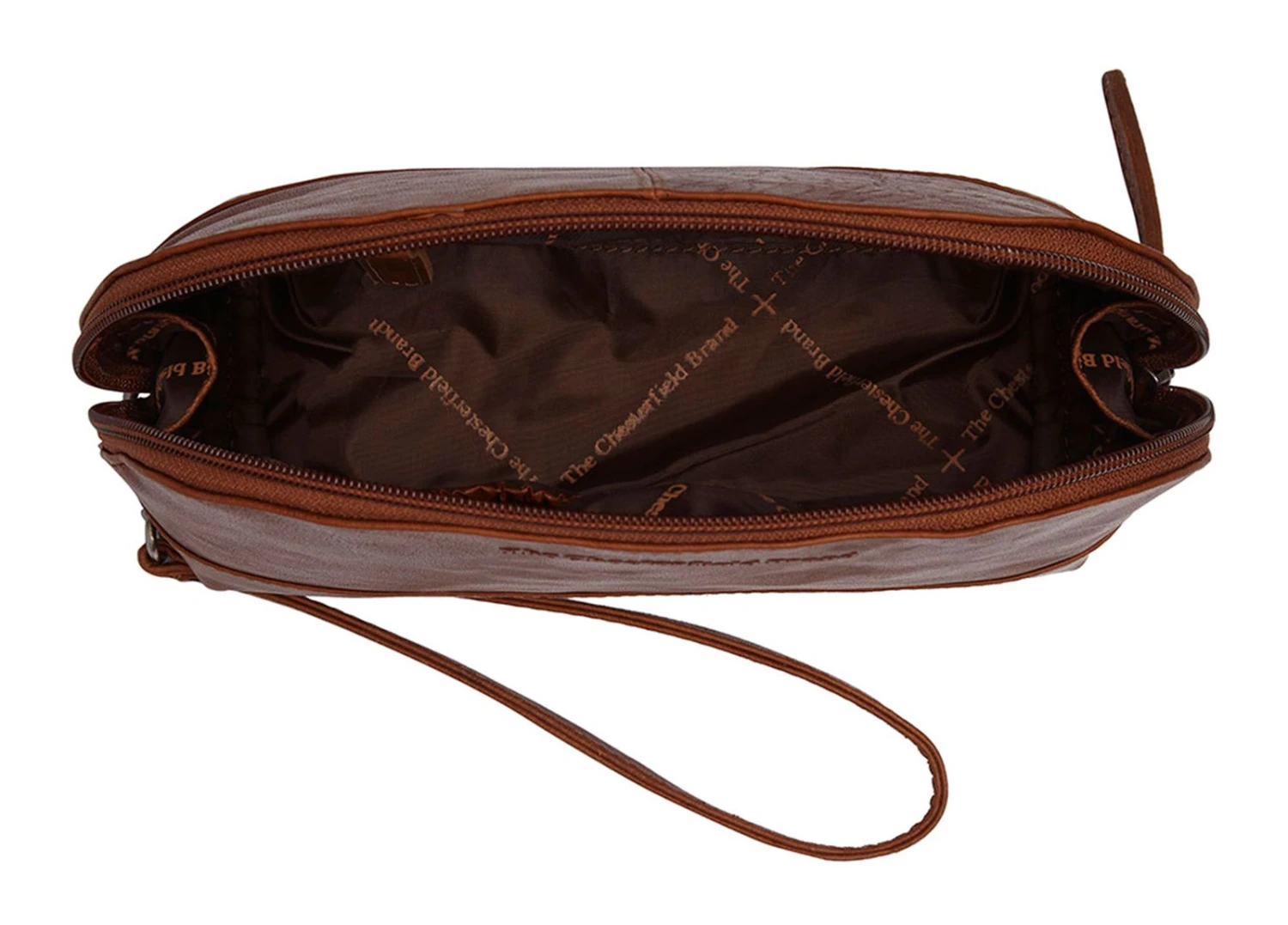 Torino Toilet Bag Cognac 4 Torino Toilet Bag Cognac – Bild 4