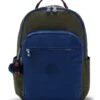 Kipling Back To School Seoul Backpack L Seaweed Gr Bl