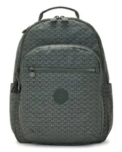 Kipling Basic Plus Seoul Backpack Sign Green Emb
