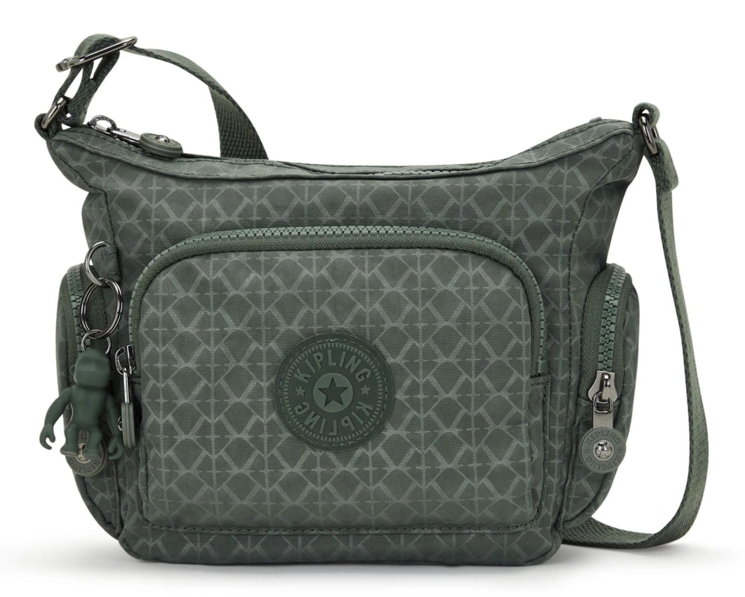 Kipling Gabbie Mini Small Crossbody Sign Green Emb 1 Kipling Gabbie Mini Small Crossbody Sign Green Emb