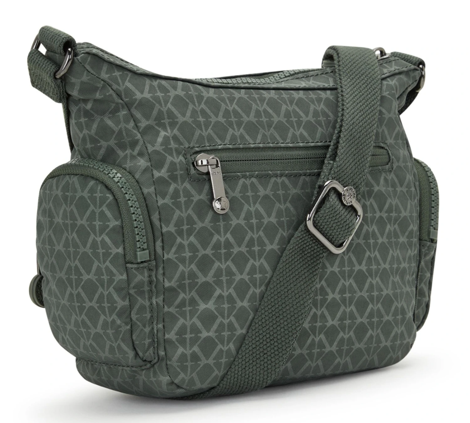 Kipling Gabbie Mini Small Crossbody Sign Green Emb 3 Kipling Gabbie Mini Small Crossbody Sign Green Emb – Bild 3