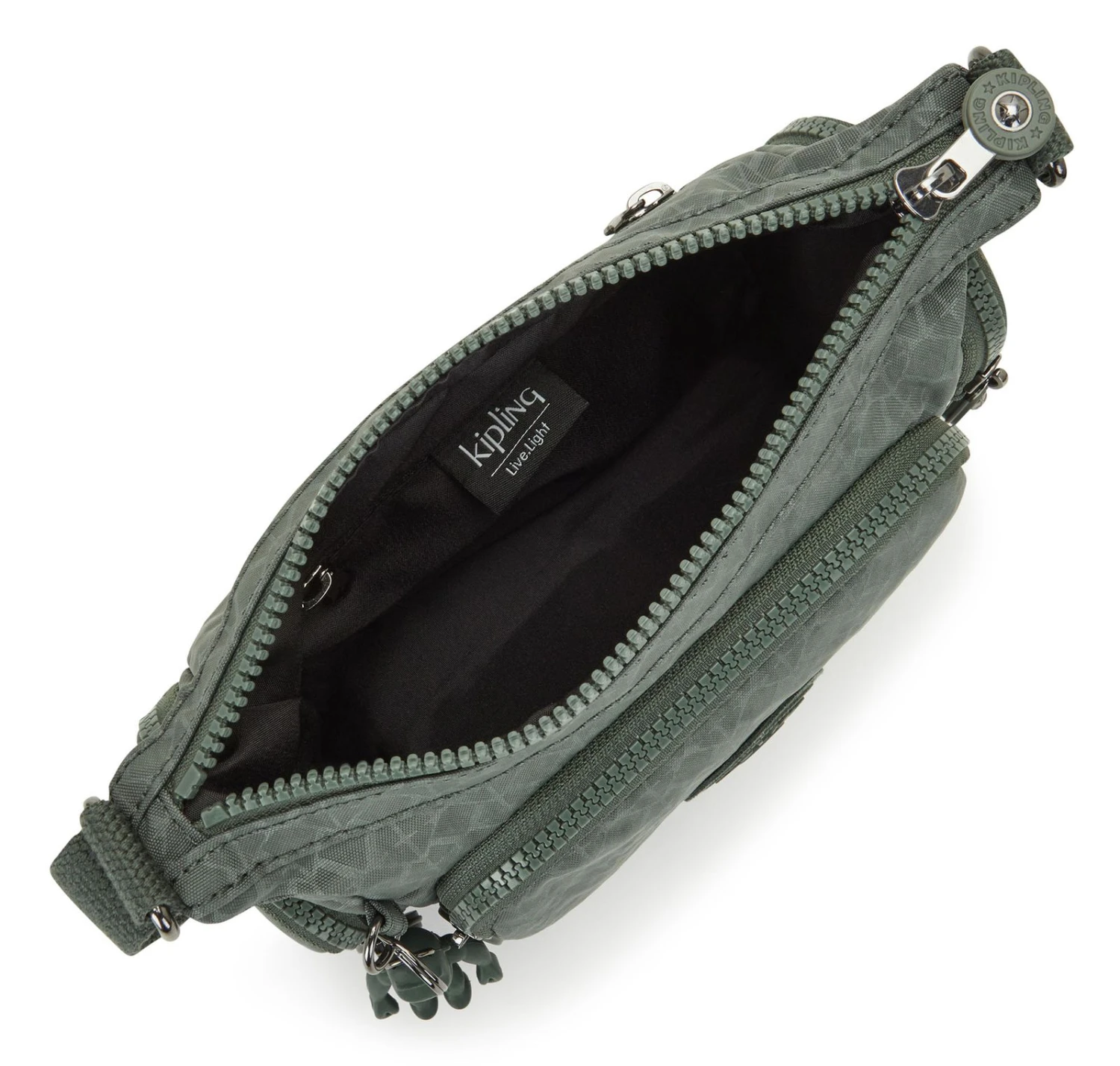 Kipling Gabbie Mini Small Crossbody Sign Green Emb 4 Kipling Gabbie Mini Small Crossbody Sign Green Emb – Bild 4
