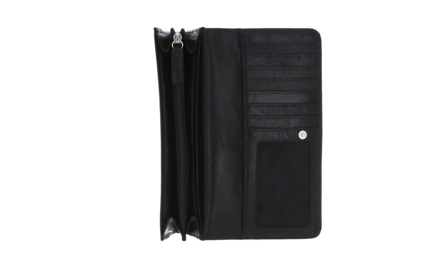 Donna Aurona Long Wallet Black 2 Donna Aurona Long Wallet Black – Bild 2