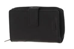 Donna Giulia Wallet With Long Zip Black